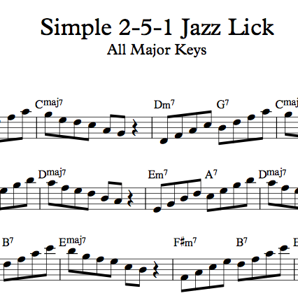 2 5 1 licks saxophone sales